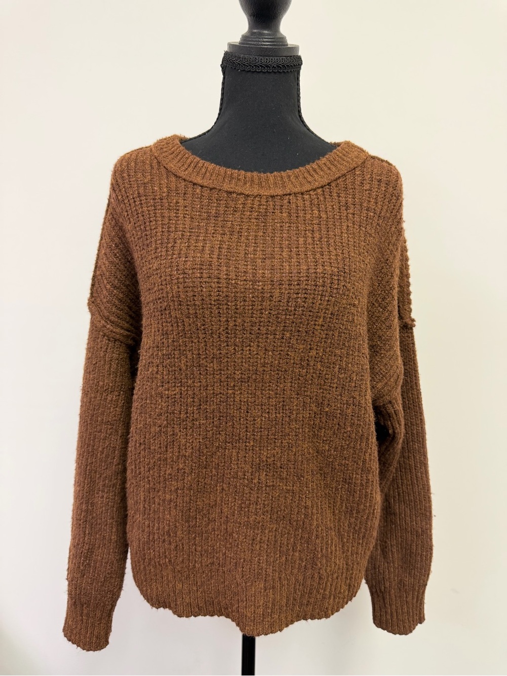 American Eagle Chunky Knit Wool Blend Oversized Sweater